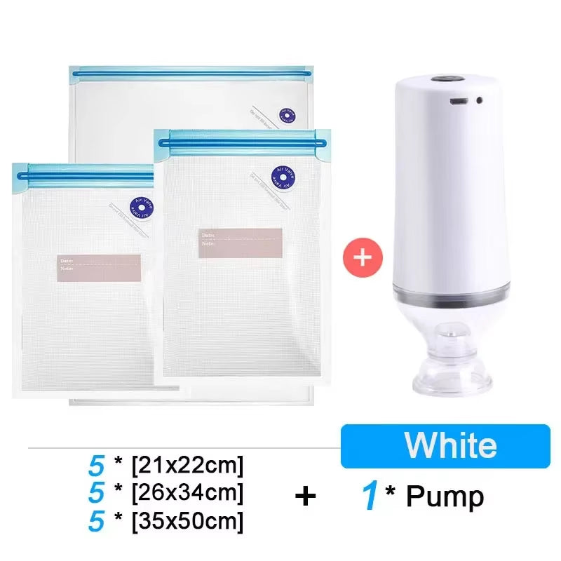 reuseable kitchen bag vacuum sealer 