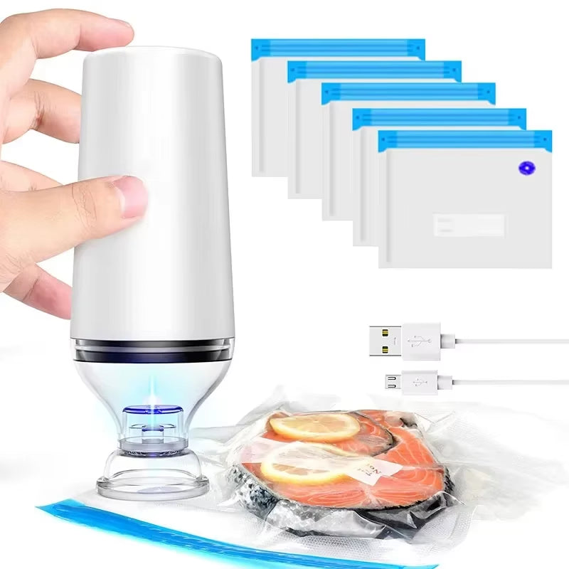 reuseable kitchen bag vacuum sealer 